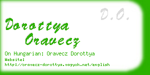 dorottya oravecz business card